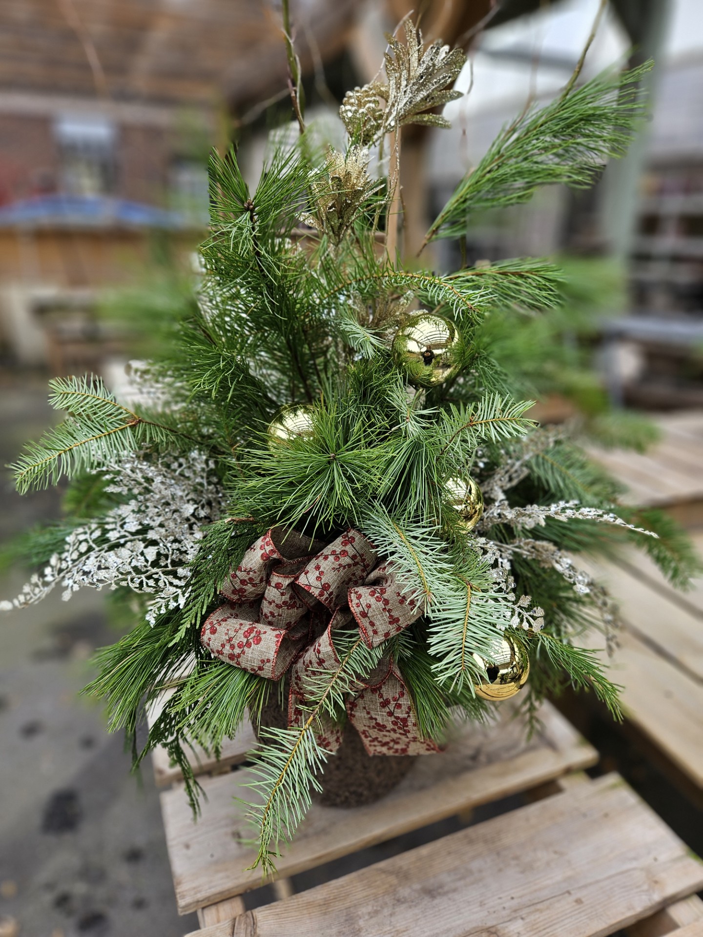 Holiday Urn Arrangment