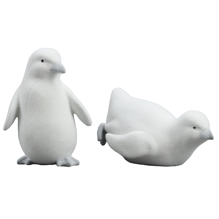 Resin Flocked Penguins