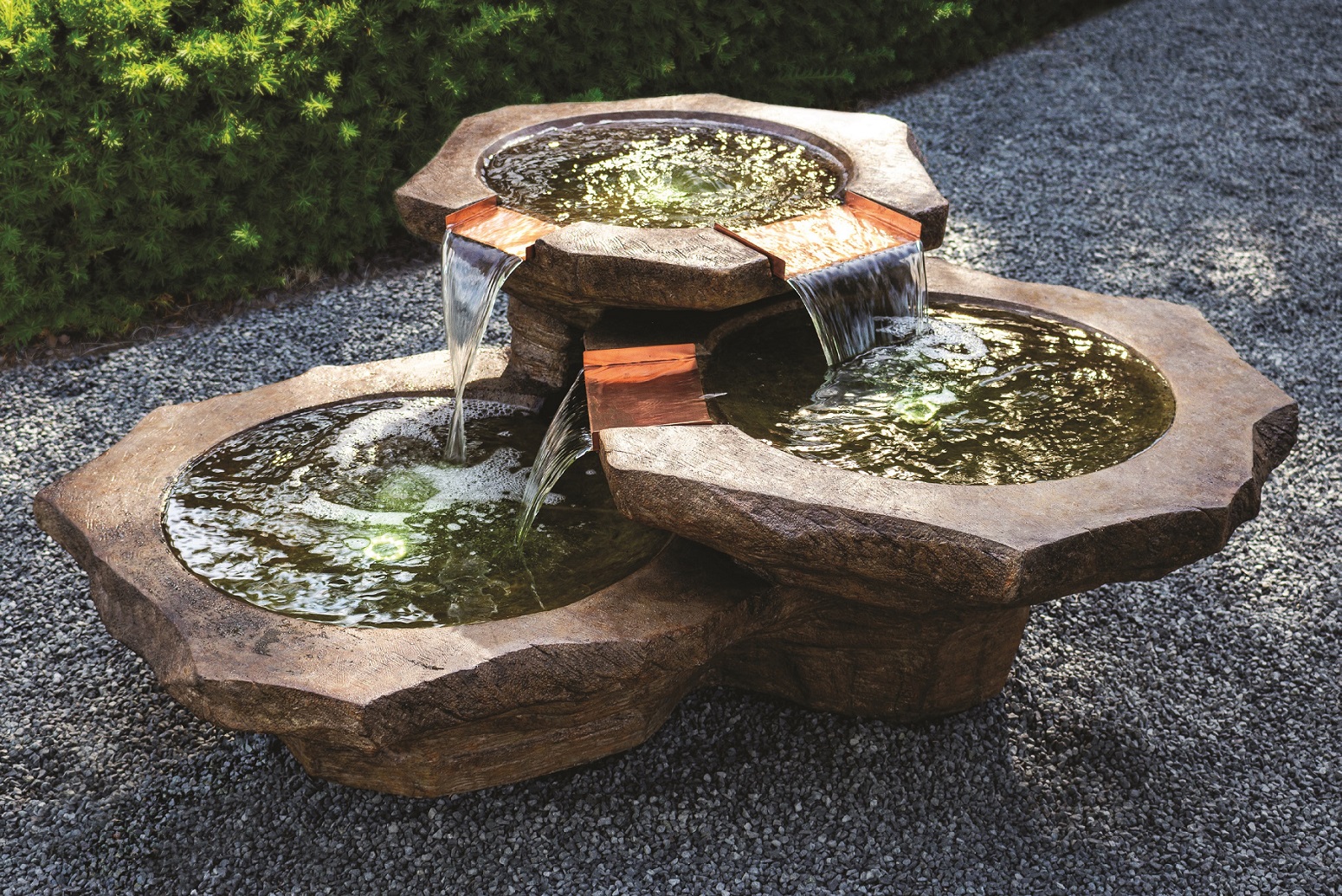 Stone Basin Fountain